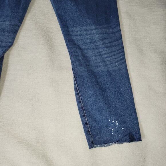Kancan Jeans Womens Sz 11/29 Distressed Medium Wash University College School - Picture 11 of 16